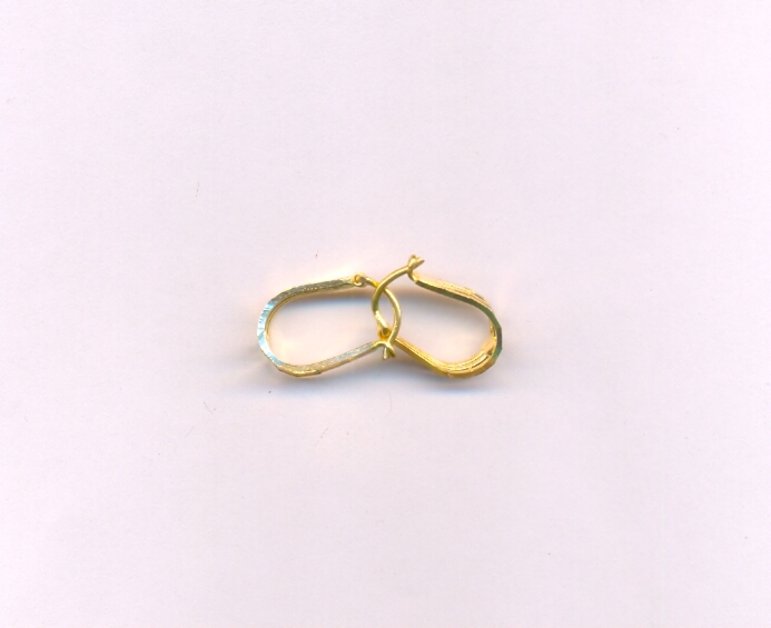 GOLD EARRING PLAIN EXCLUSIVE