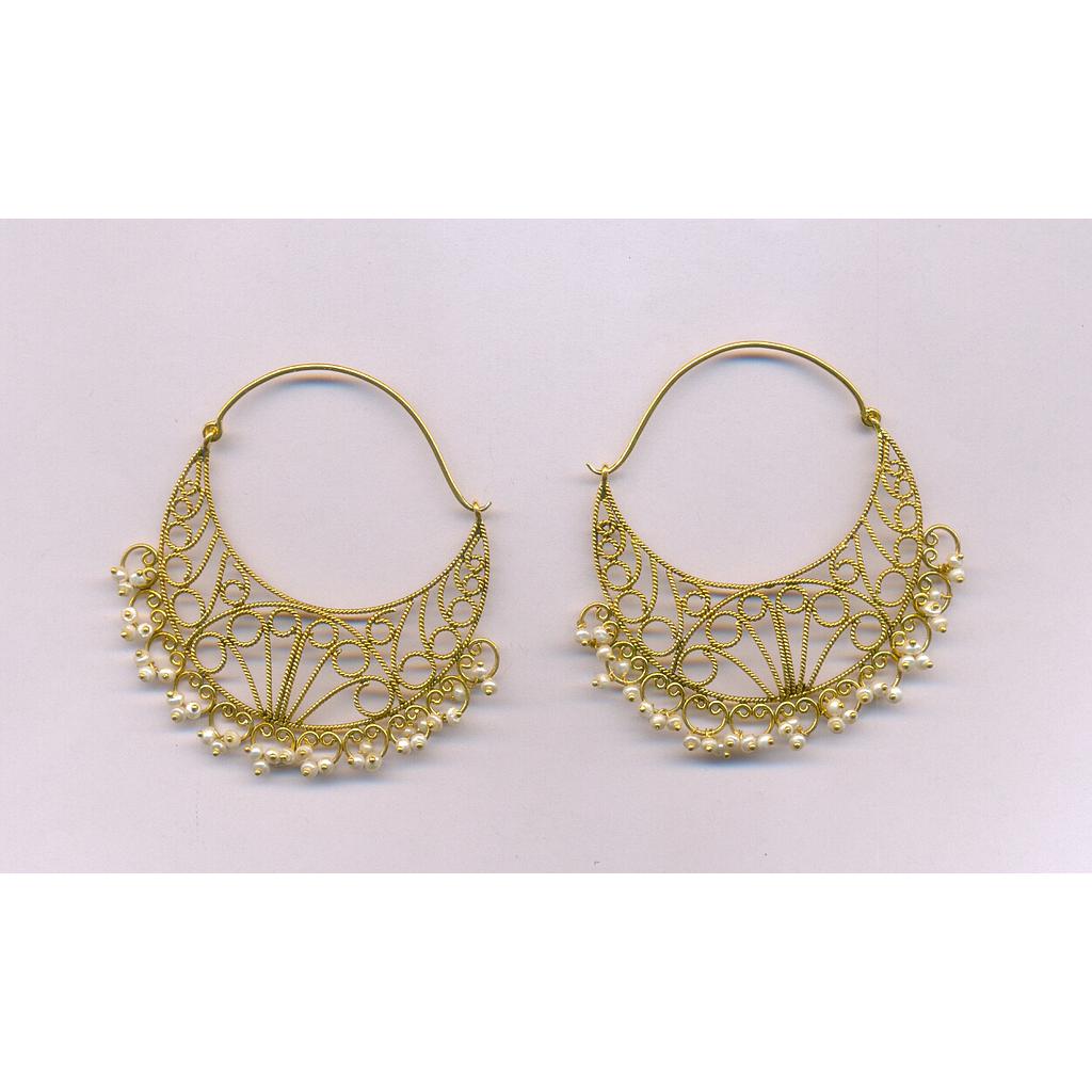 GOLD EARRING PLAIN EXCLUSIVE