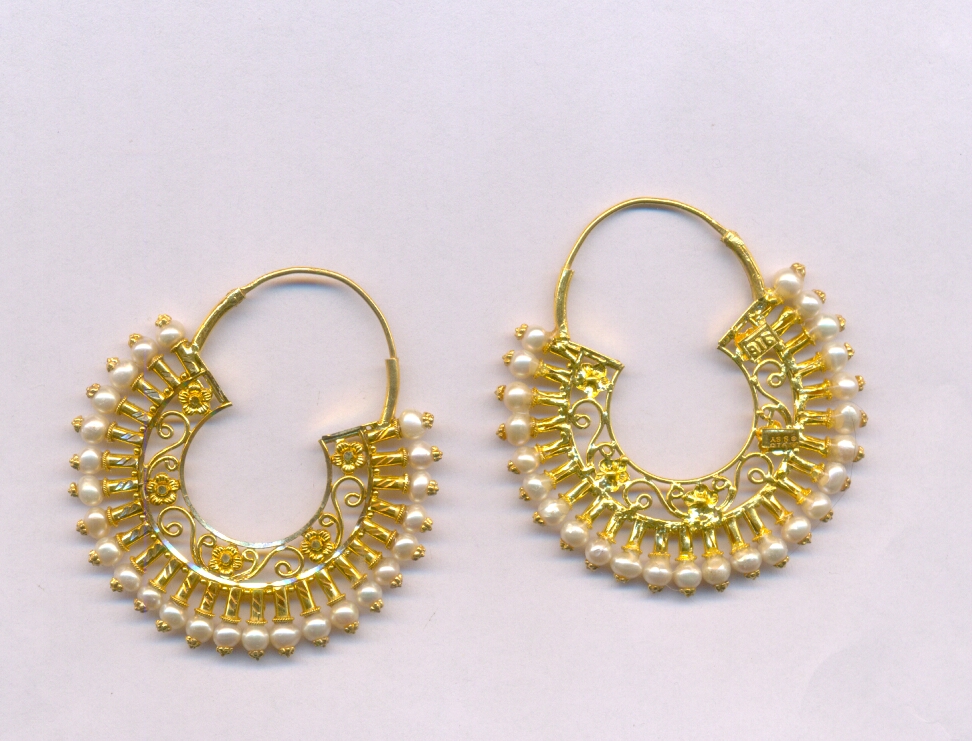 GOLD EARRING PLAIN EXCLUSIVE