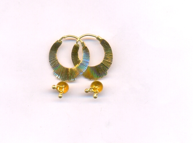 GOLD EARRING PLAIN EXCLUSIVE