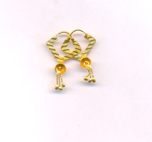 GOLD EARRING PLAIN EXCLUSIVE