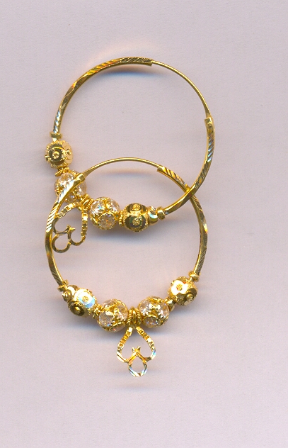 GOLD EARRING PLAIN EXCLUSIVE