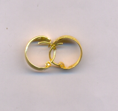 GOLD EARRING PLAIN EXCLUSIVE