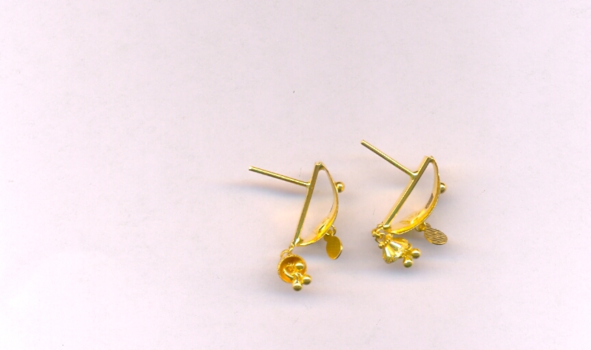 GOLD EARRING PLAIN EXCLUSIVE
