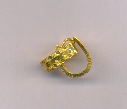 GOLD EARRING PLAIN EXCLUSIVE
