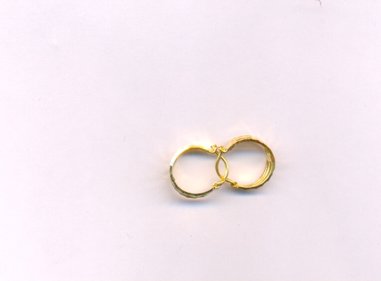 GOLD EARRING PLAIN EXCLUSIVE
