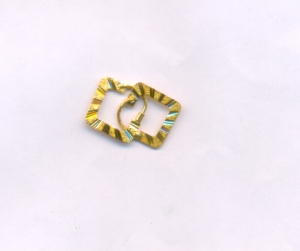 GOLD EARRING PLAIN EXCLUSIVE