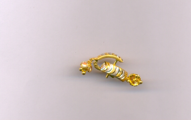GOLD EARRING PLAIN EXCLUSIVE