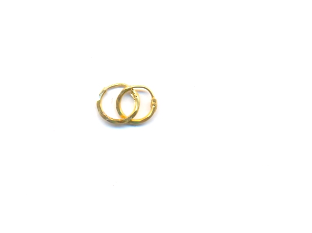 GOLD EARRING PLAIN FANCY