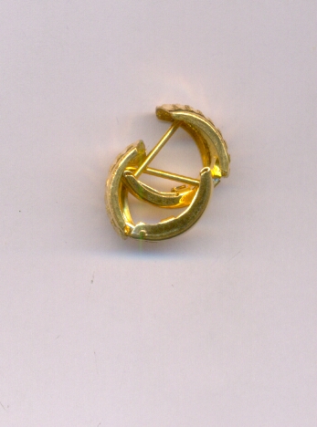 GOLD EARRING PLAIN FANCY