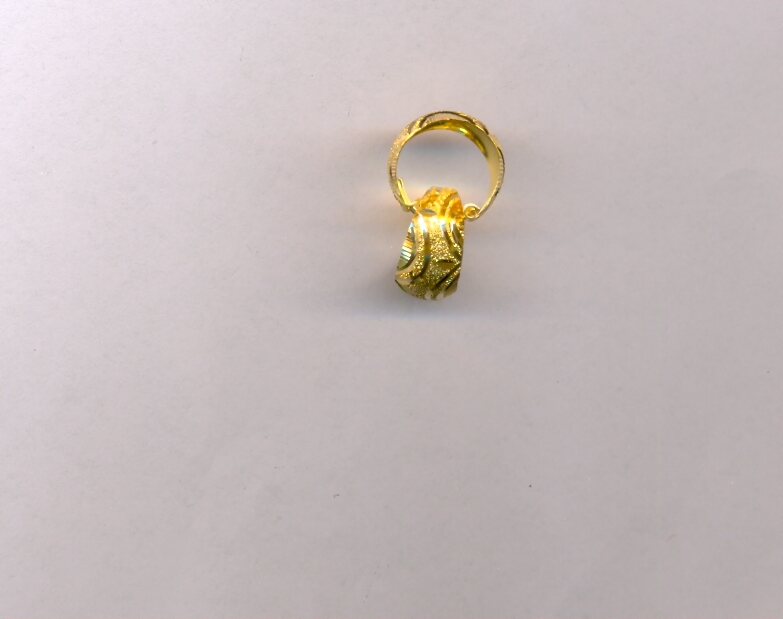 GOLD EARRING PLAIN FANCY