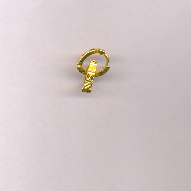 GOLD EARRING PLAIN FANCY