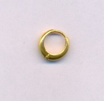 GOLD EARRING PLAIN FANCY