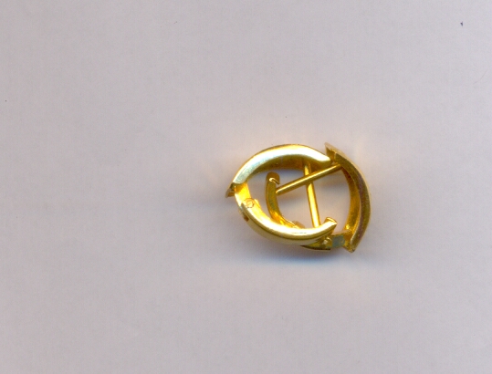 GOLD EARRING PLAIN FANCY