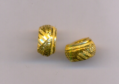 GOLD EARRING PLAIN FANCY