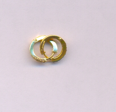 GOLD EARRING PLAIN FANCY