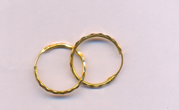 GOLD EARRING PLAIN GENERAL
