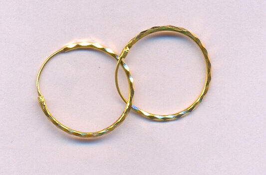 GOLD EARRING PLAIN GENERAL