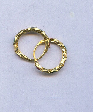 GOLD EARRING PLAIN GENERAL