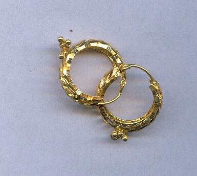 GOLD EARRING PLAIN GENERAL