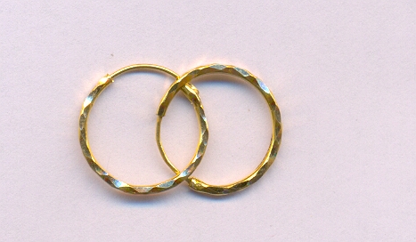GOLD EARRING PLAIN GENERAL