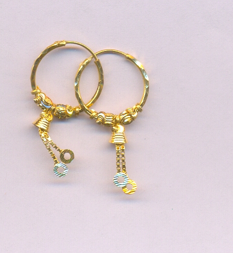 GOLD EARRING PLAIN GENERAL
