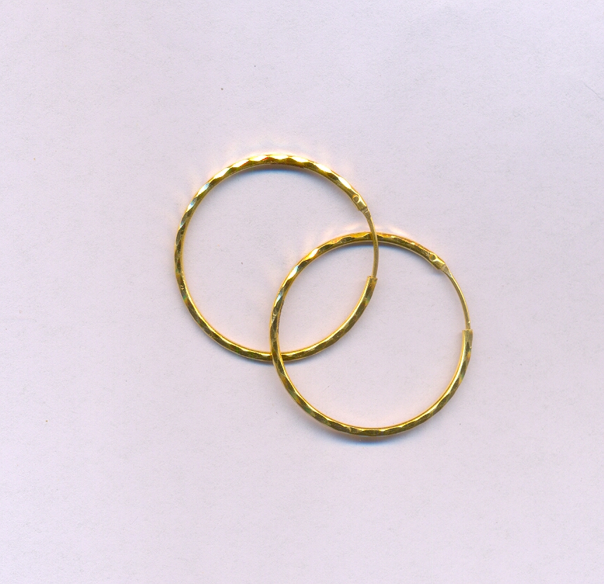 GOLD EARRING PLAIN GENERAL