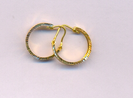 GOLD EARRING PLAIN GENERAL
