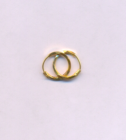 GOLD EARRING PLAIN GENERAL
