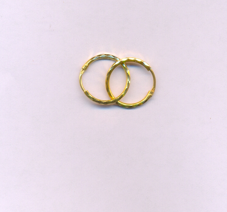 GOLD EARRING PLAIN GENERAL