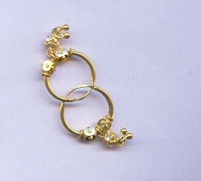 GOLD EARRING PLAIN GENERAL