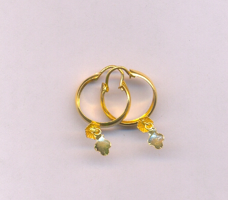 GOLD EARRING PLAIN GENERAL