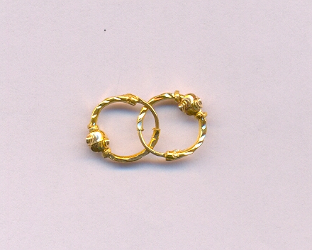 GOLD EARRING PLAIN GENERAL