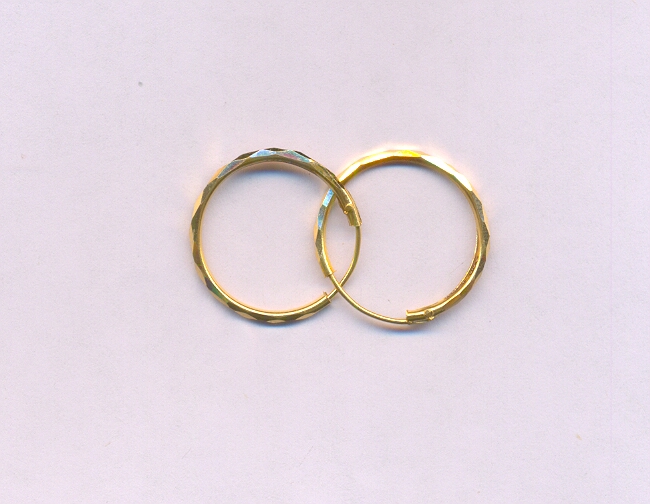 GOLD EARRING PLAIN GENERAL