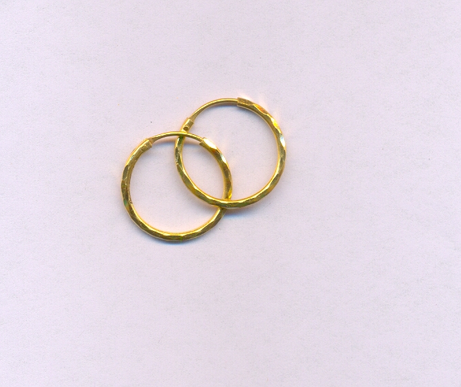 GOLD EARRING PLAIN GENERAL