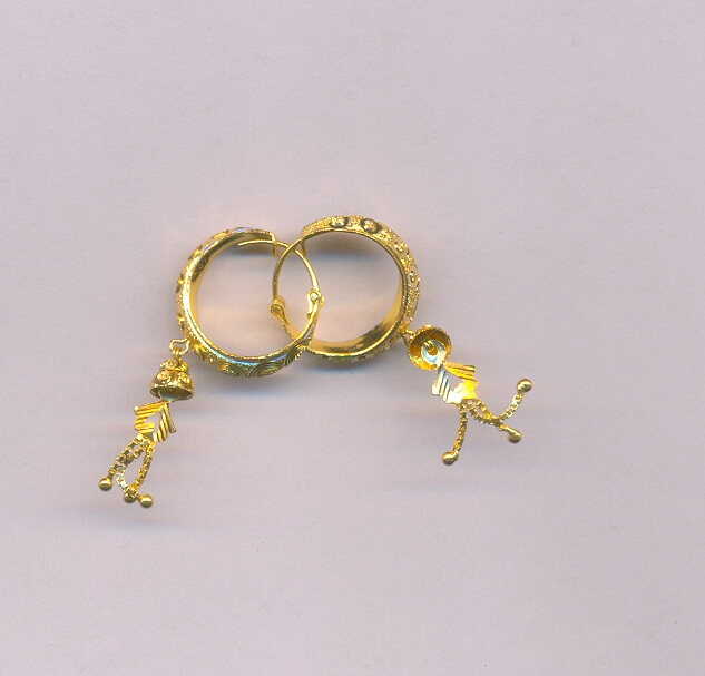GOLD EARRING PLAIN GENERAL