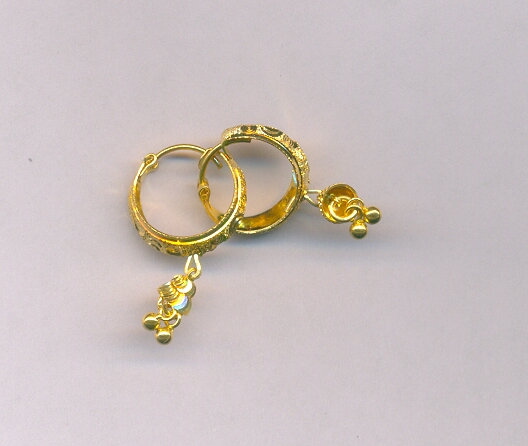 GOLD EARRING PLAIN GENERAL