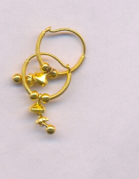 GOLD EARRING PLAIN GENERAL