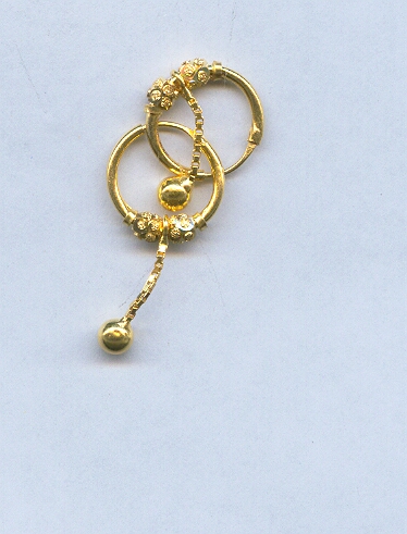 GOLD EARRING PLAIN GENERAL