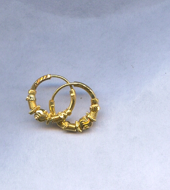 GOLD EARRING PLAIN GENERAL