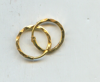 GOLD EARRING PLAIN GENERAL