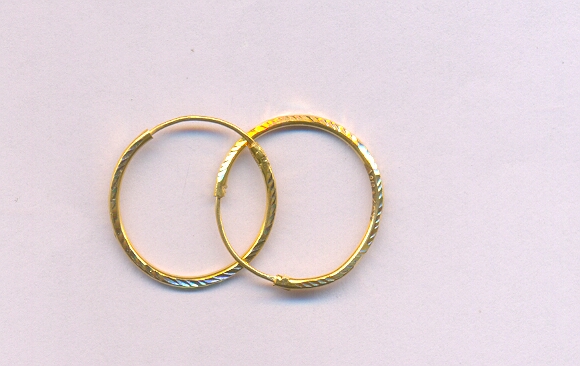 GOLD EARRING PLAIN GENERAL