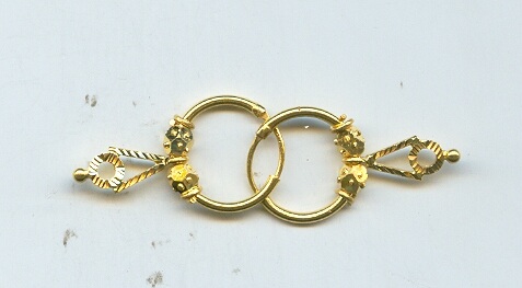 GOLD EARRING PLAIN GENERAL