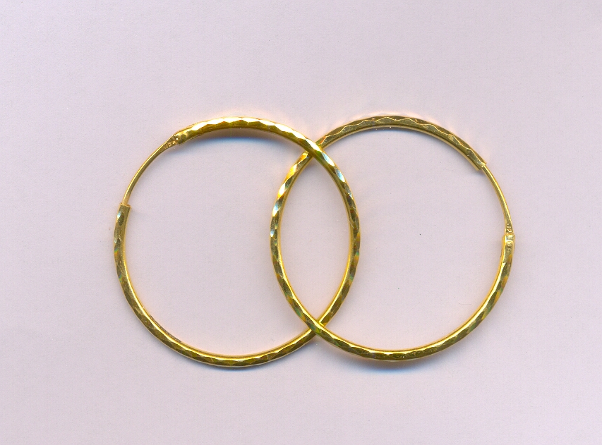 GOLD EARRING PLAIN GENERAL
