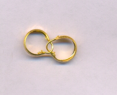 GOLD EARRING PLAIN GENERAL