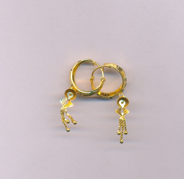 GOLD EARRING PLAIN GENERAL
