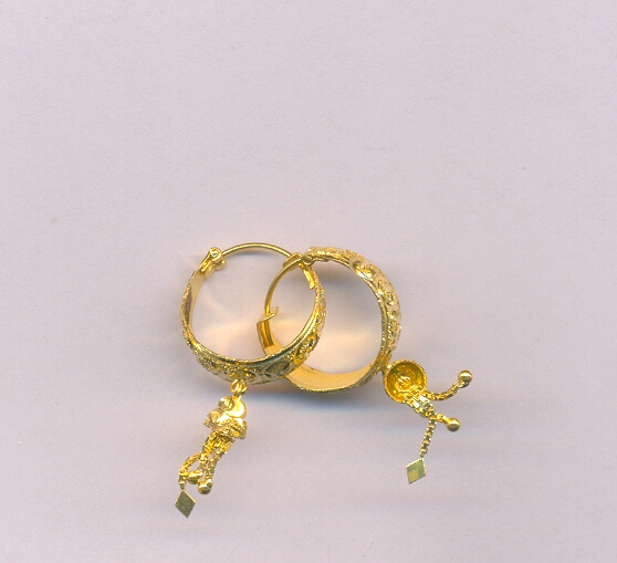 GOLD EARRING PLAIN GENERAL