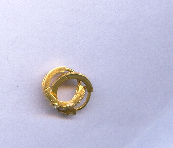 GOLD EARRING PLAIN GENERAL