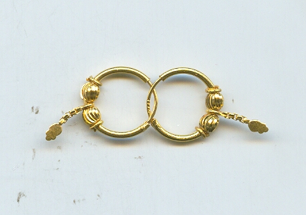 GOLD EARRING PLAIN GENERAL