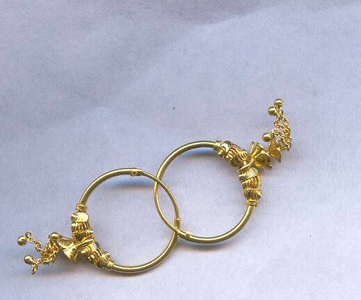 GOLD EARRING PLAIN GENERAL